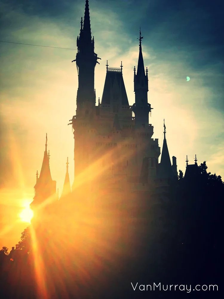 Magic Kingdom at sunset